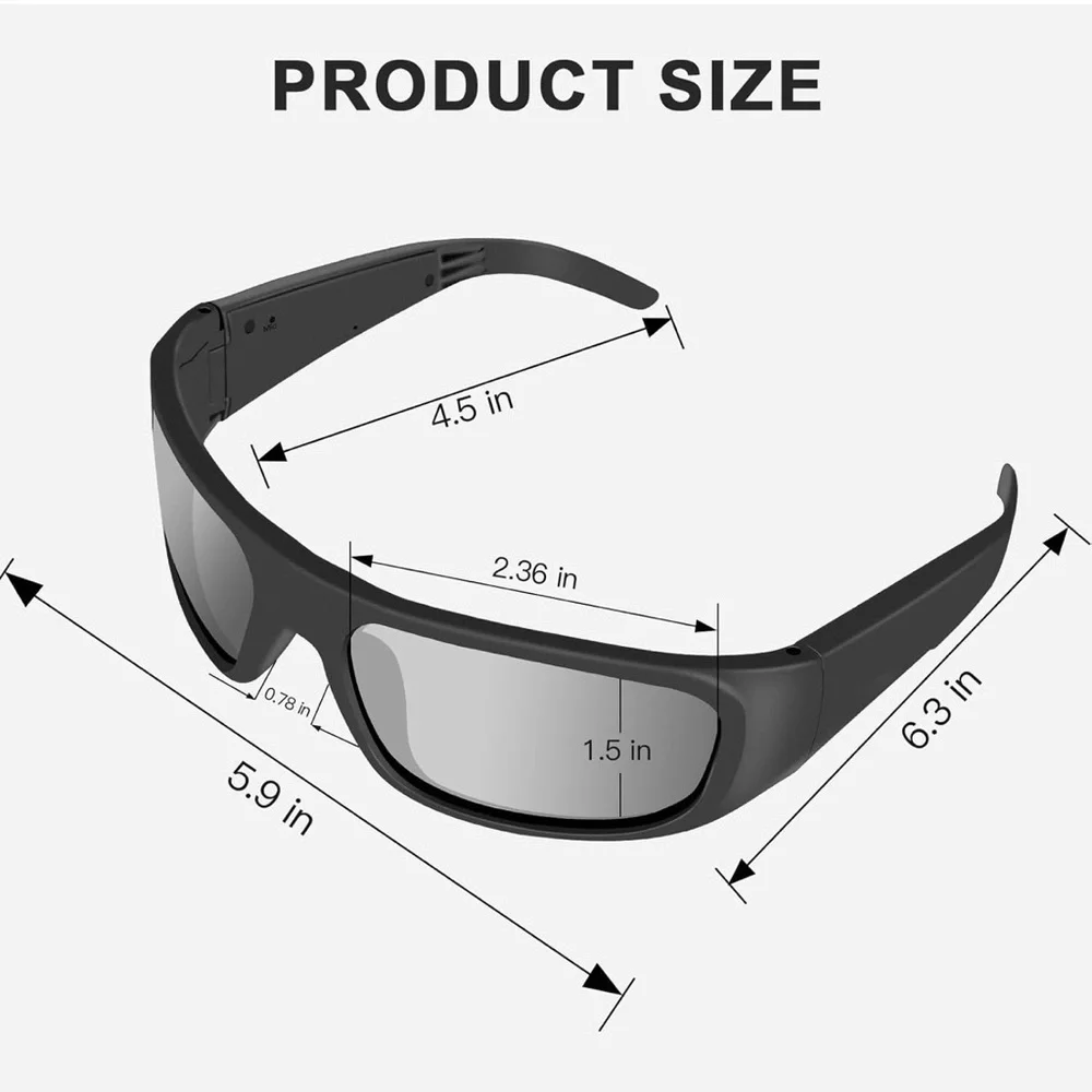 Smart Glasses, UV Protection and Voice Control